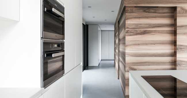 modern white kitchen