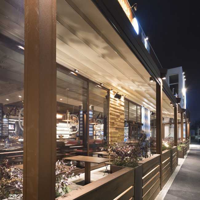 outside of a brewery