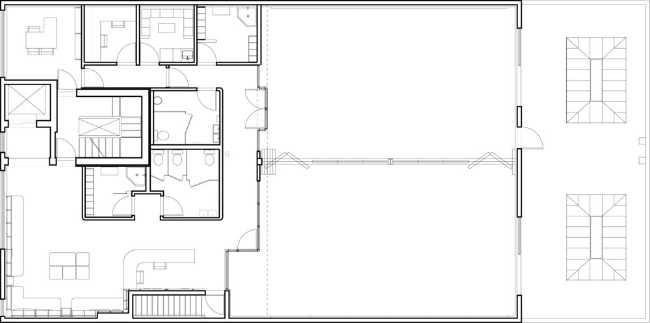 Floor plan dance school
