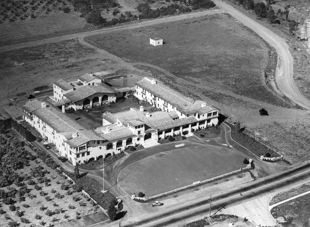 Campo verde di un campus
