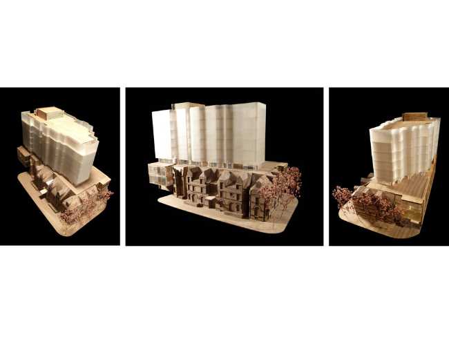 plastico dell'ampliamento di un centro commerciale