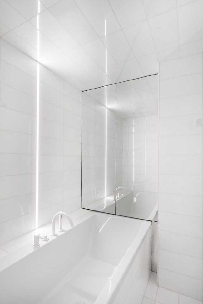 bagno minimal bianco