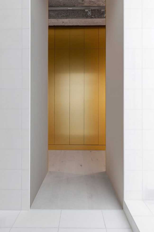 cucina minimal di un appartamento