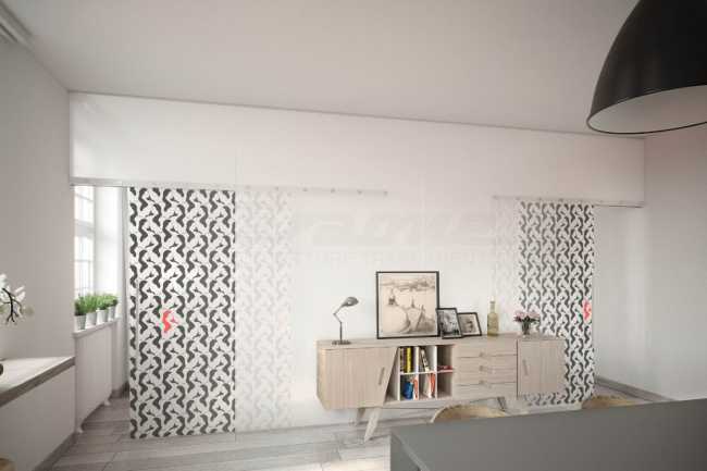 Porta scorrevole opaca