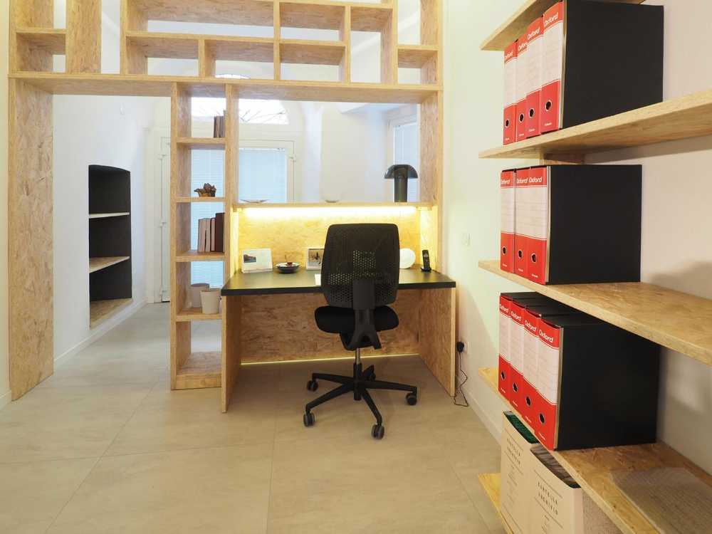 ufficio osb mobili su misura in legno