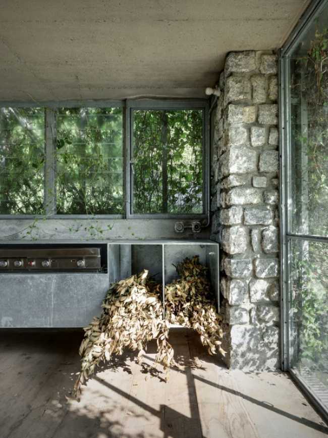 Volume di un vecchio garage recuperato