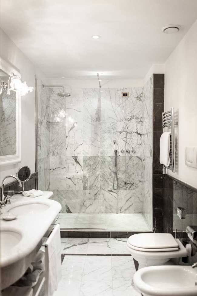 Bagno di lusso marmo