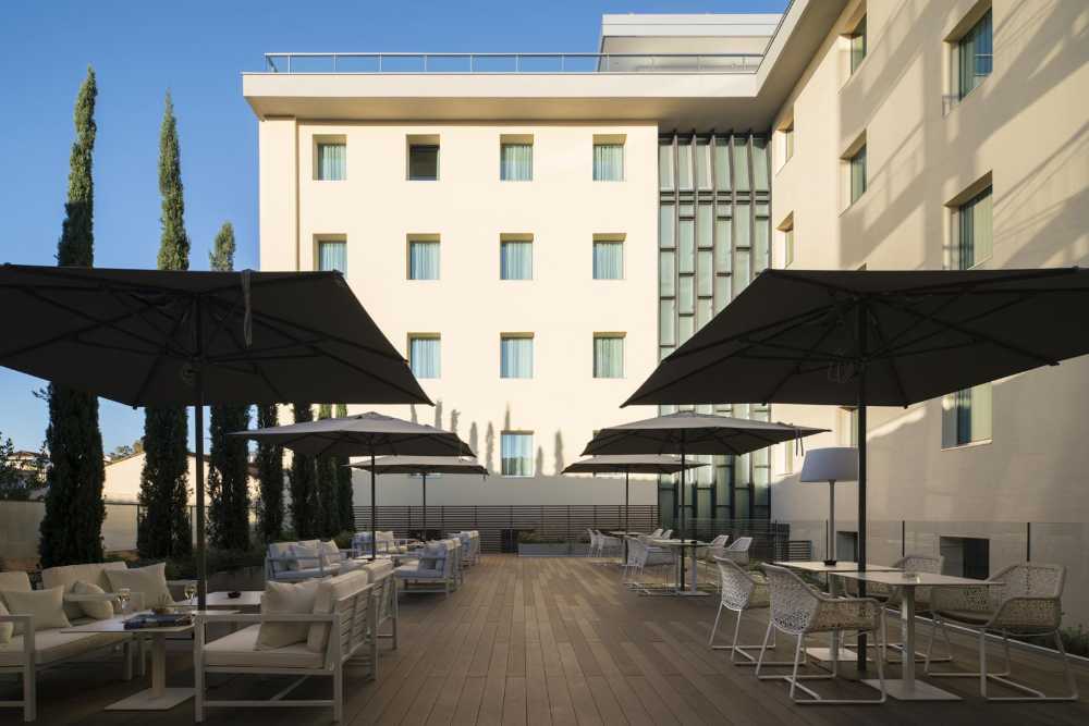Terrazza di un hotel