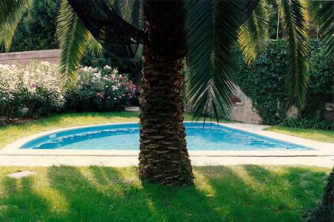 Piscina in giardino