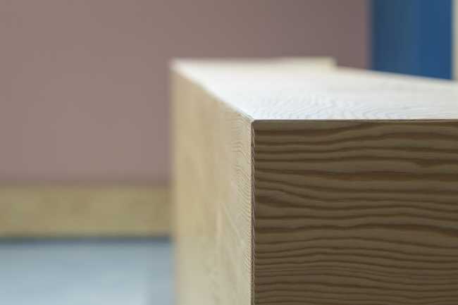 Dettaglio legno massello di larice