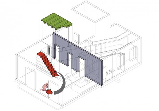 Concept home renovation in Barcelona