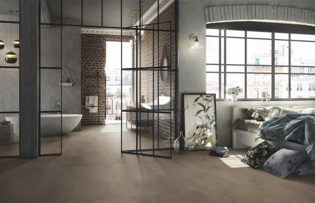 Appartamento open space gres porcellanato