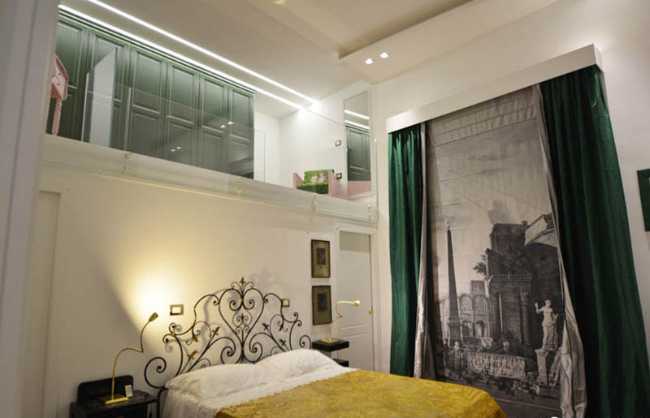 Camera da letto che coniuga il moderno e la tradizione