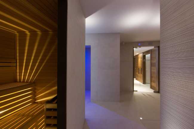 Sauna centro benessere