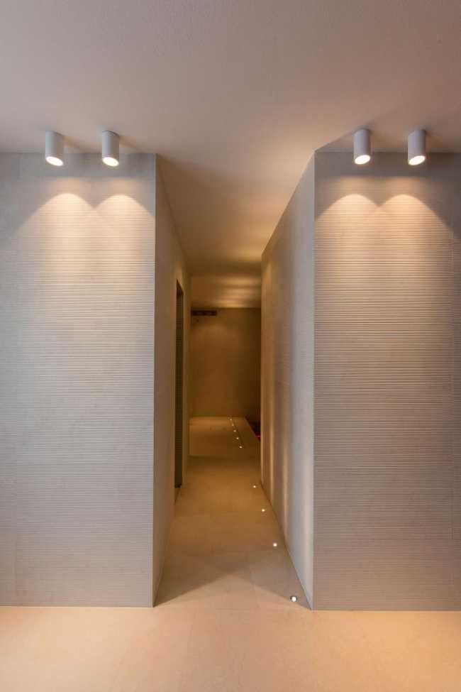 Corridoio e ambiente soft centro benessere