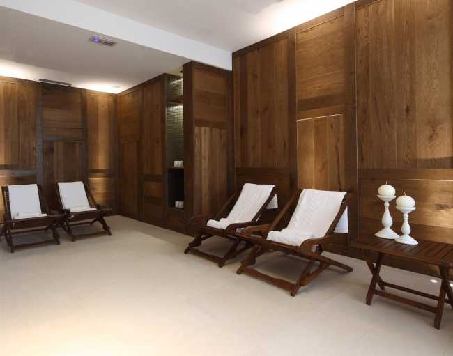 interni in legno centro benessere