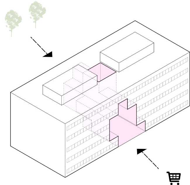 Concept fabbrica riqualificata