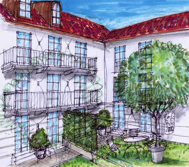 Schizzo corte interna