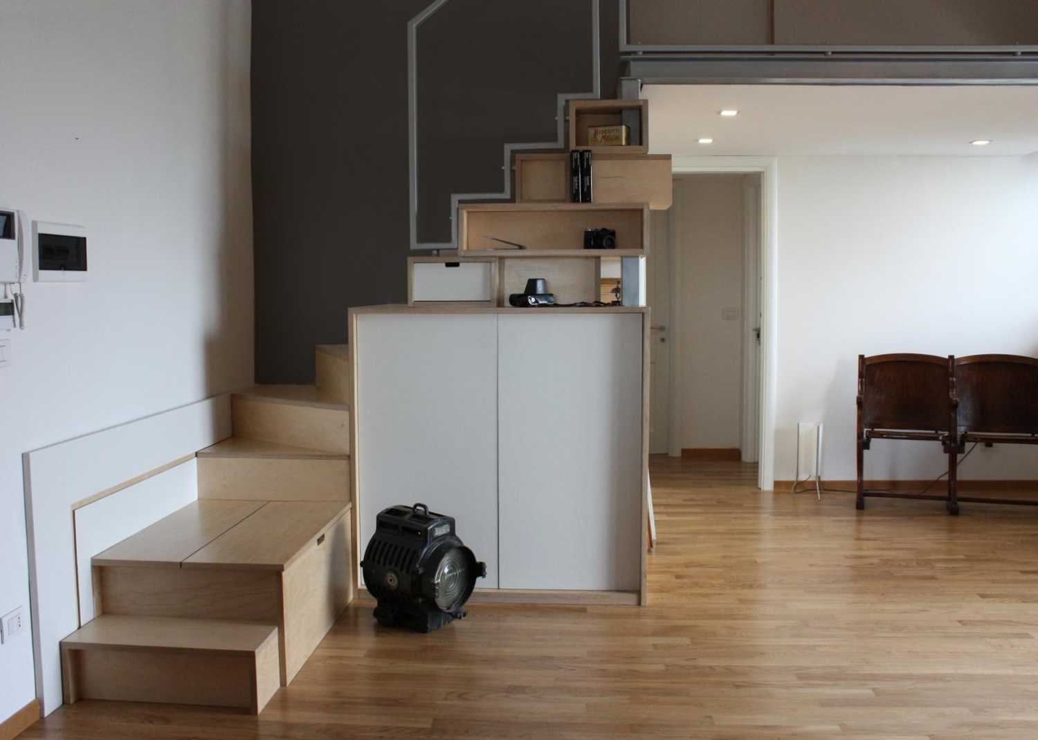 appartamento ristrutturato interno in legno