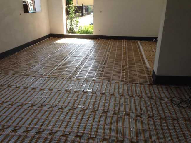 Riscaldamento radiante a pavimento