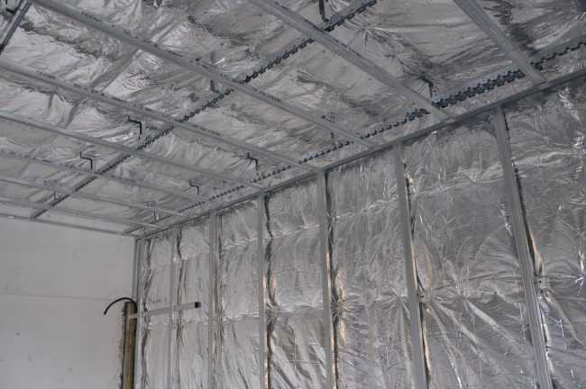 Isolamento a secco in villa a Rho