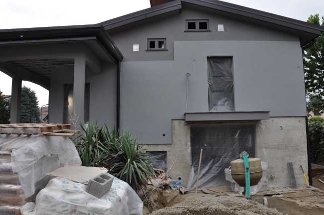 Isolamento a secco in villa a Rho