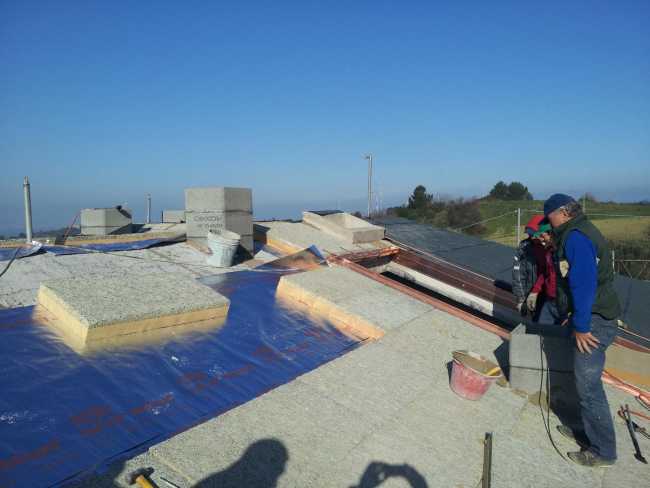 isolamento della copertura