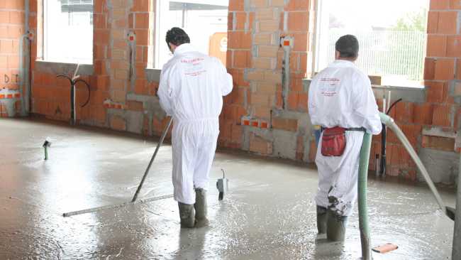 Perfetta planarità della superficie del massetto