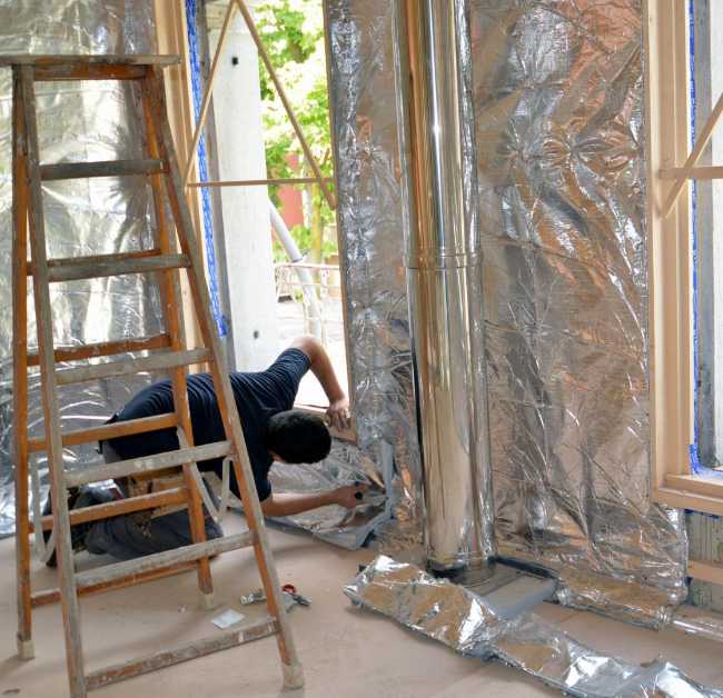 Isolamento interno e riduzione della trasmittanza delle pareti