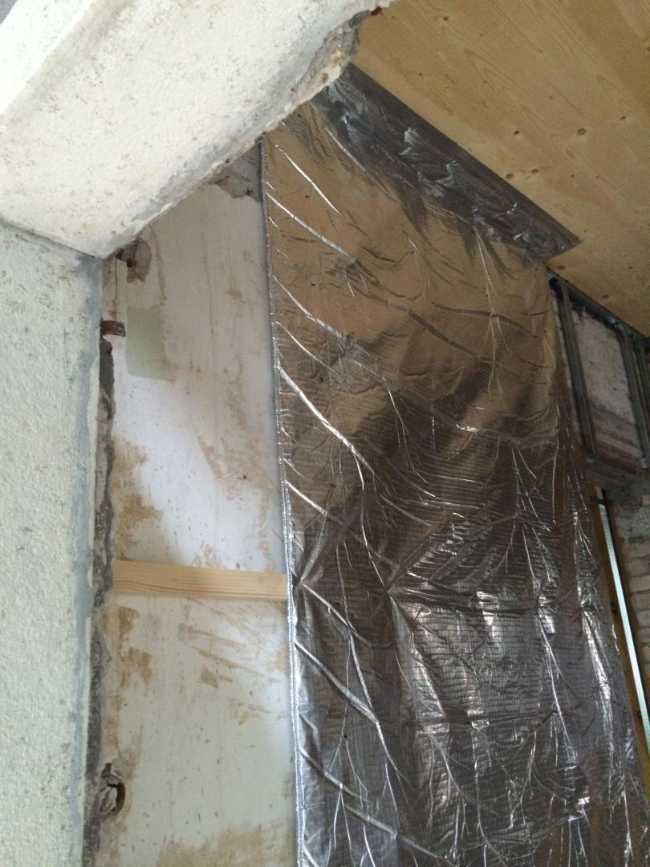 Isolamento interno di una villa storica