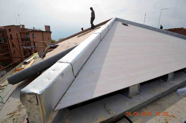 Isolamento della copertura di un edificio storico