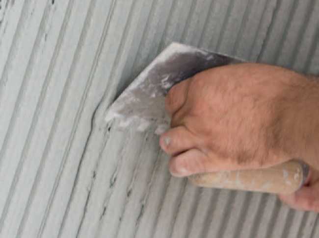 FInitura del sistema di isolamento a cappotto