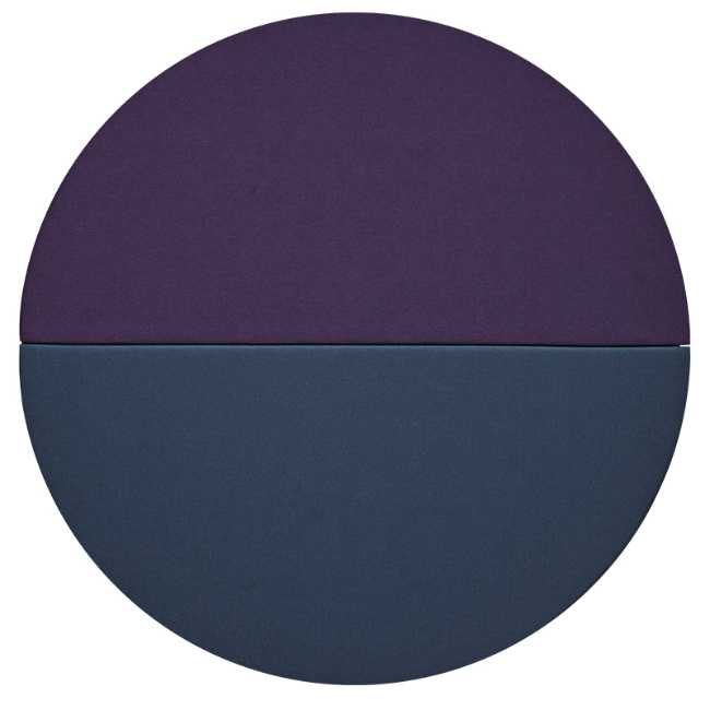 moduli pannello acustico arredo da parete in tessuto viola verde