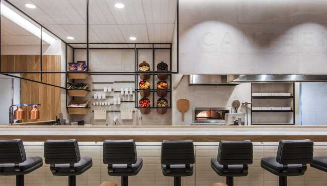 concept store restaurant counter ceramic coated
