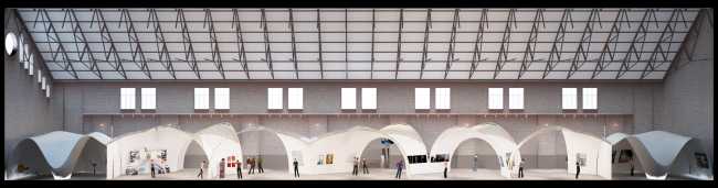 moduli esagonali per esposizione art