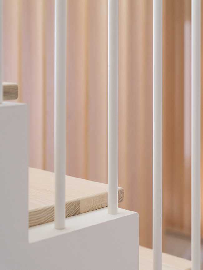 Dettagli del design di una balaustra