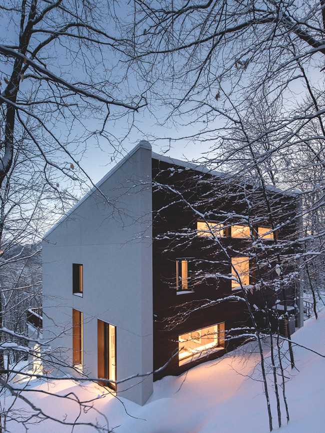 Ristrutturazione casa scandinava in Quebec