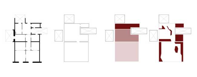 Concept of the renovation of an apartment