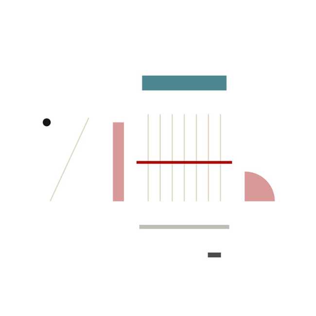 Sketch of a cubic pavilion