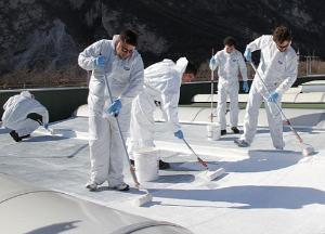 Applicazione vernice antisolare Serisolar