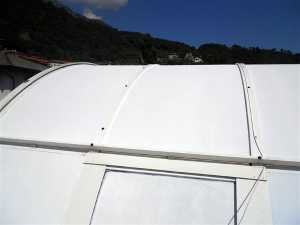 Application of sun protection paint for Serisolar skylights