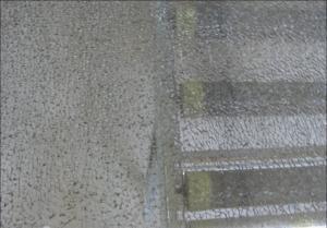 Comportamento vetro rotto con pellicola di sicurezza