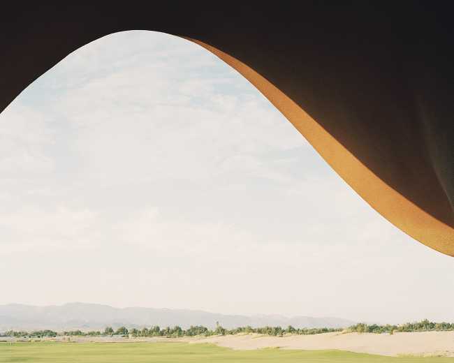 Organic architecture for Ayla Golf Academy & Clubhouse in the desert