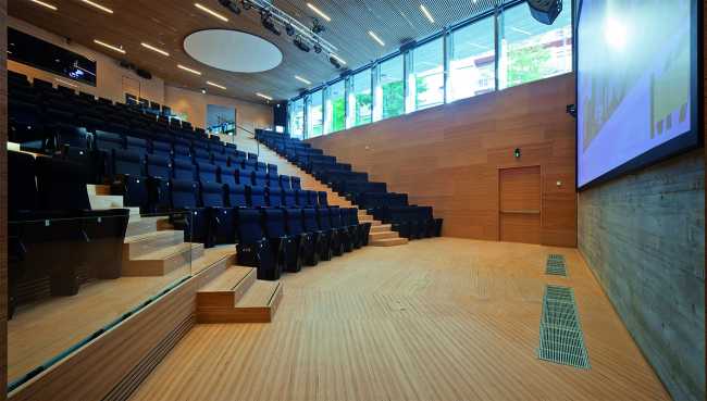Auditorium M9 Mestre con porte tagliafuoco San.Co