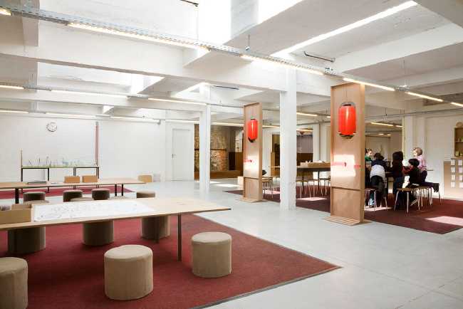 Attention to design for an old factory