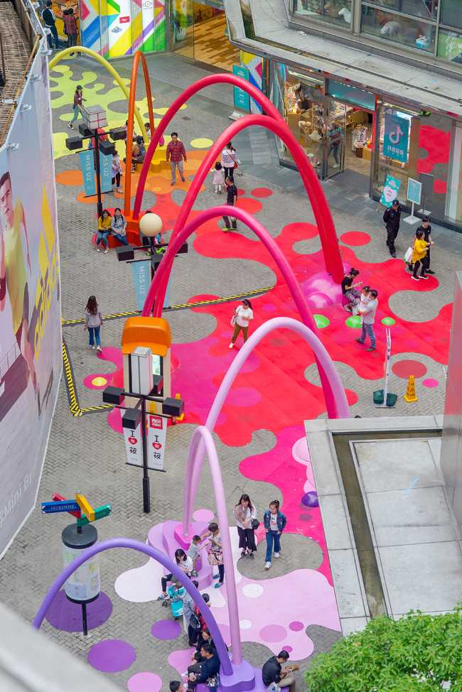 colorful tunnels