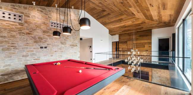 Interior villa romana reestructurada por Archside