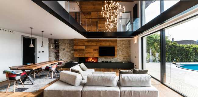 Interior villa romana reestructurada por Archside