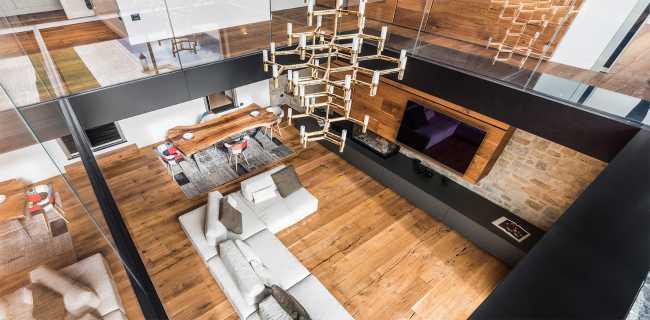 Interior villa romana reestructurada por Archside