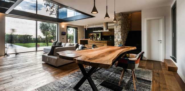 Interior villa romana reestructurada por Archside